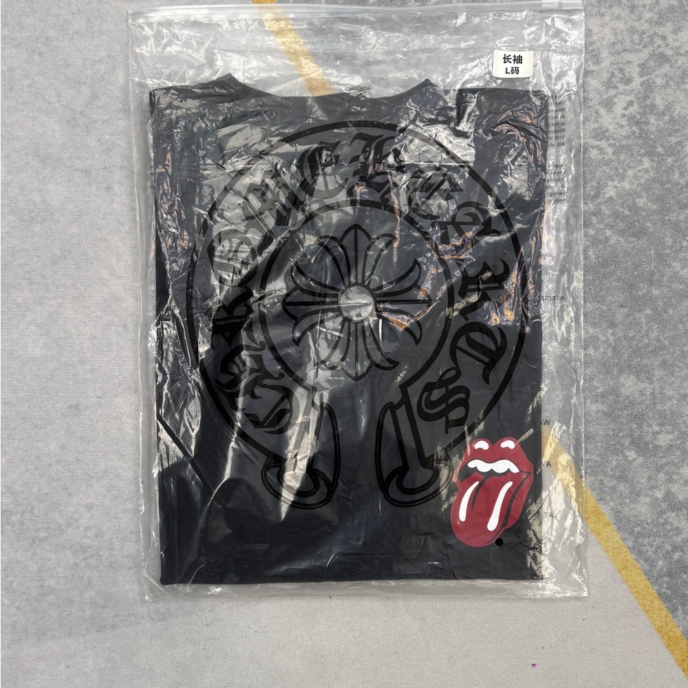 Chrome Hearts Black Tee with Red and White Graphic - Picture 3 of 12